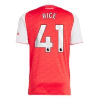 Arsenal adidas Home Shirt 2025-26 with Rice 41 printing