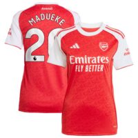 Arsenal adidas Home Shirt 2025-26 - Womens with Madueke 20 printing