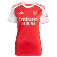 Arsenal adidas Home Shirt 2025-26 - Womens with Madueke 20 printing