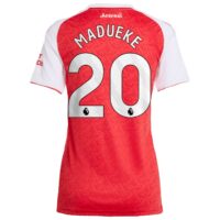 Arsenal adidas Home Shirt 2025-26 - Womens with Madueke 20 printing