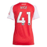 A2B image: arsenal-adidas-home-shirt-2025-26-womens-with-rice-41-printing Arsenal adidas Home Shirt 2025-26 - Womens with Rice 41 printing