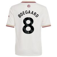 Arsenal adidas Third Shirt 2025-26 - Kids with Ødegaard 8 printing