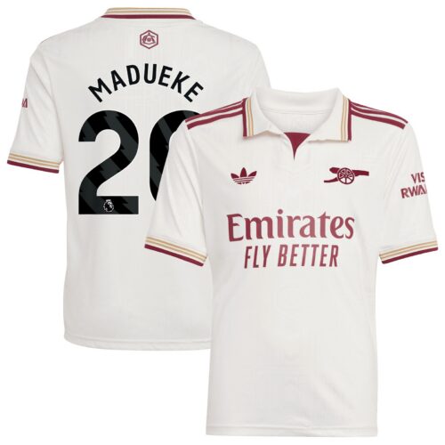 A2B image: arsenal-adidas-third-shirt-2025-26-kids-with-madueke-20-printing Arsenal adidas Third Shirt 2025-26 - Kids with Madueke 20 printing