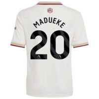 Arsenal adidas Third Shirt 2025-26 - Kids with Madueke 20 printing