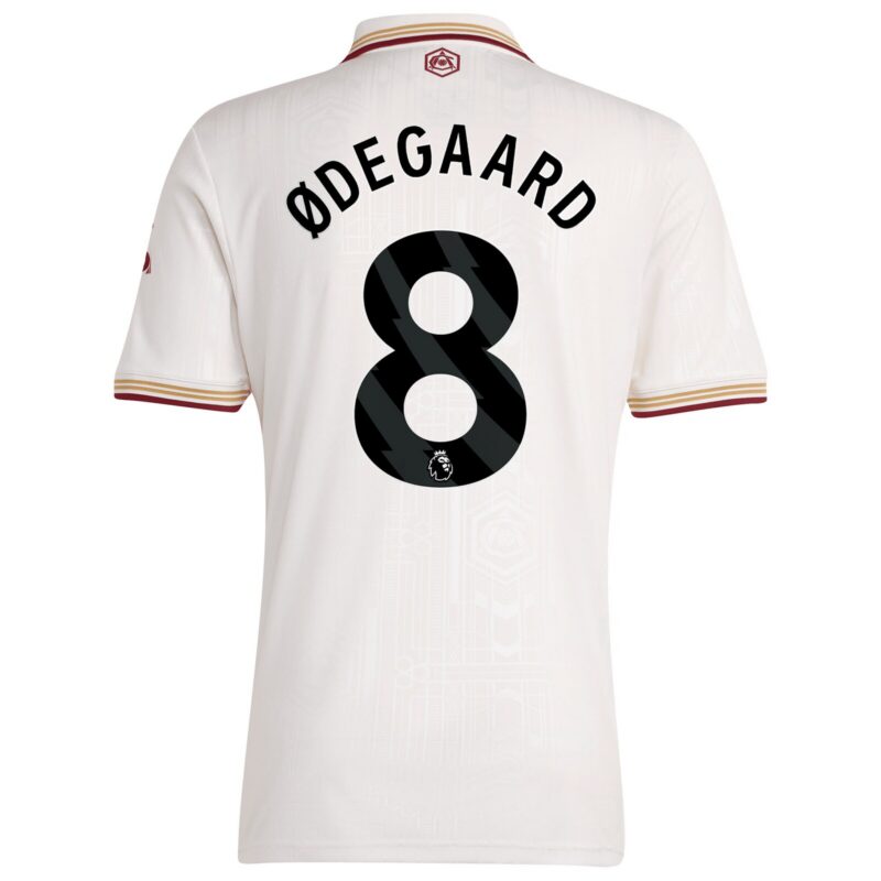 Arsenal adidas Third Shirt 2025-26 with Ødegaard 8 printing
