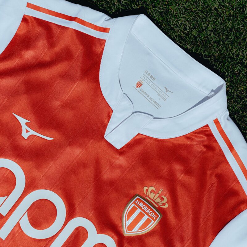 A2B image: as-monaco-mizuno-home-shirt-2025-26 AS Monaco Mizuno Home Shirt 2025-26
