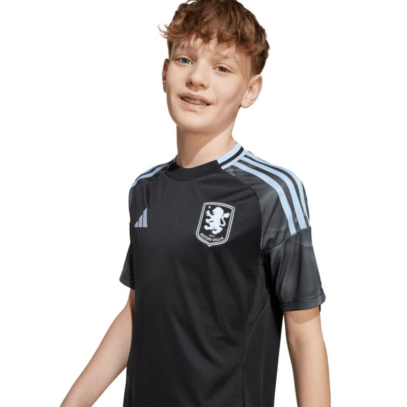A2B image: aston-villa-adidas-away-replica-shirt-2025-26-kids Aston Villa adidas Away Replica Shirt 2025-26 - Kids