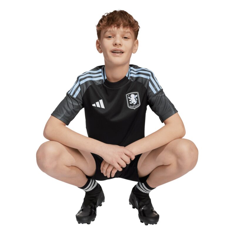 A2B image: aston-villa-adidas-away-replica-shirt-2025-26-kids Aston Villa adidas Away Replica Shirt 2025-26 - Kids