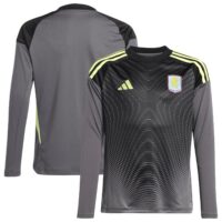 A2B image: aston-villa-adidas-goalkeeper-shirt-2025-26-long-sleeve-kids-2 Aston Villa adidas Goalkeeper Shirt 2025-26 - Long Sleeve - Kids