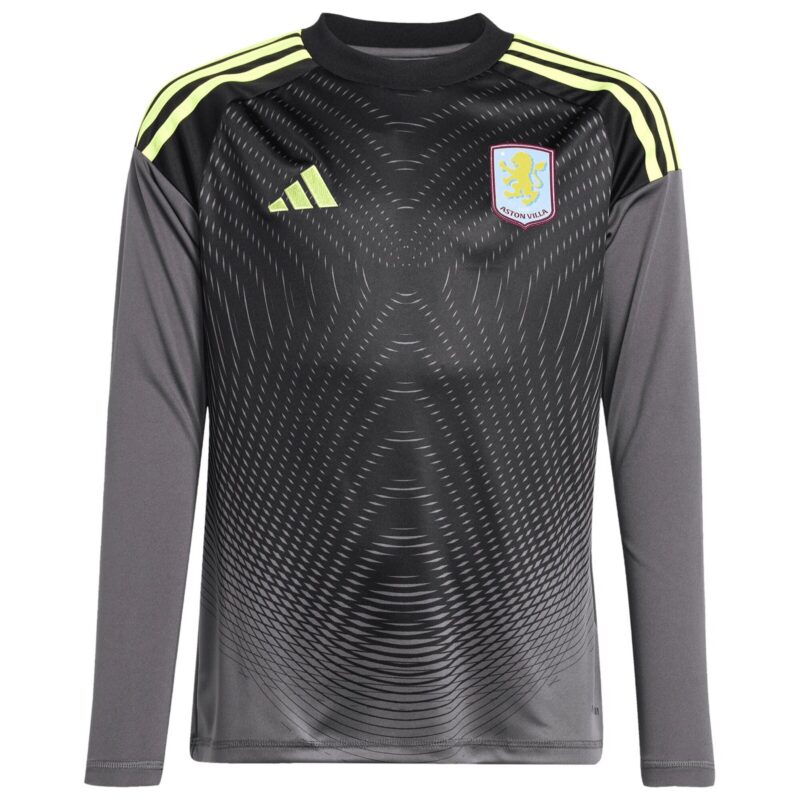 A2B image: aston-villa-adidas-goalkeeper-shirt-2025-26-long-sleeve-kids-2 Aston Villa adidas Goalkeeper Shirt 2025-26 - Long Sleeve - Kids
