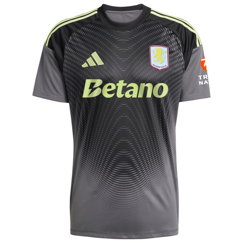 A2B image: aston-villa-adidas-goalkeeper-shirt-2025-26 Aston Villa adidas Goalkeeper Shirt 2025-26