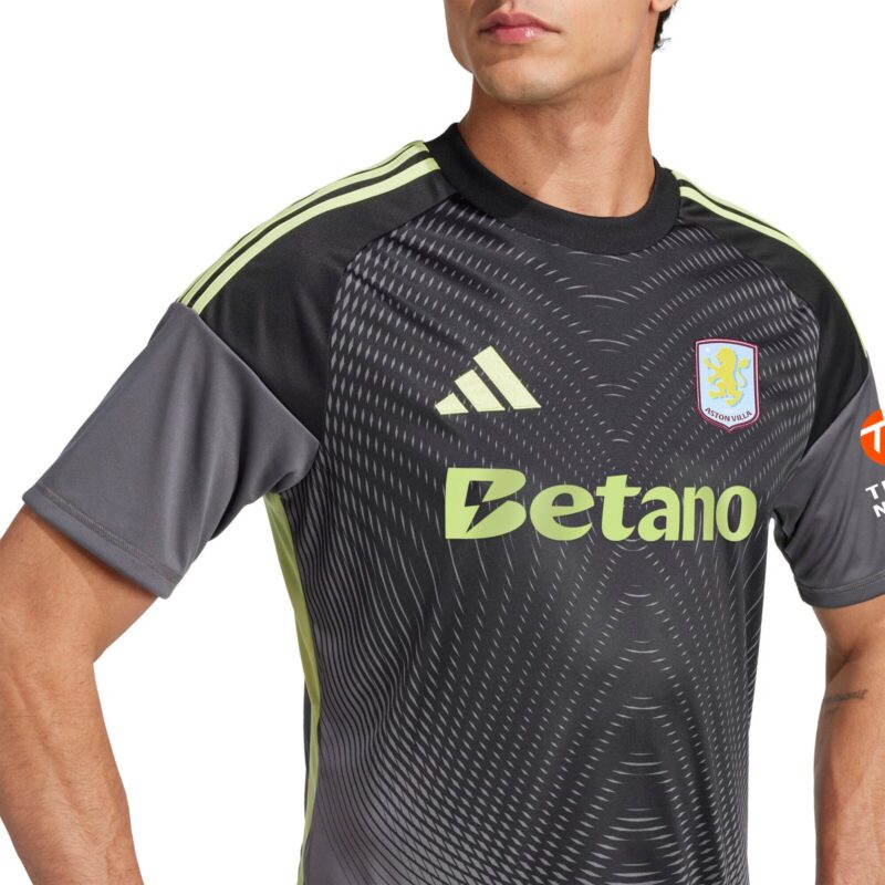 A2B image: aston-villa-adidas-goalkeeper-shirt-2025-26 Aston Villa adidas Goalkeeper Shirt 2025-26
