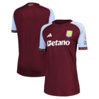 Aston Villa adidas Home Authentic Shirt 2025-26 - Womens