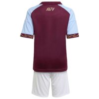 A2B image: aston-villa-adidas-home-replica-mini-kit-2025-26 Aston Villa adidas Home Replica Mini Kit 2025-26