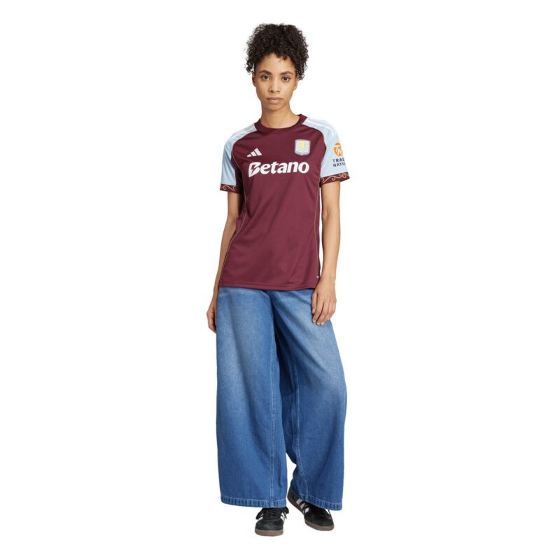 Aston Villa adidas Home Shirt 2025-26 - Womens