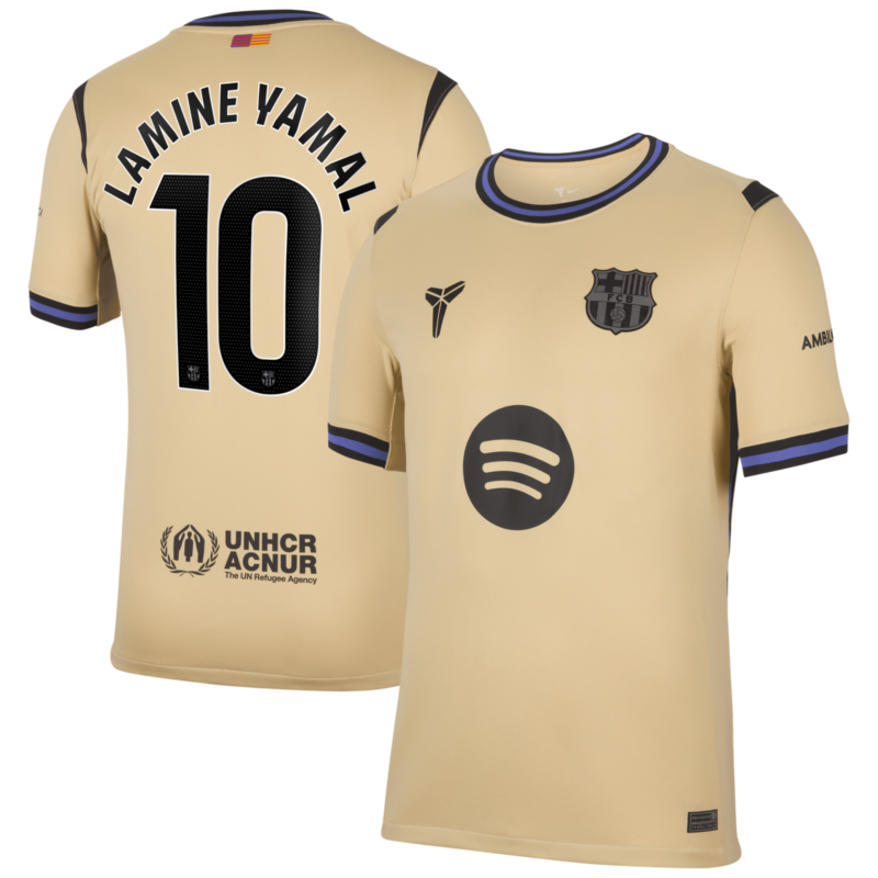 A2B image: barcelona-nike-away-stadium-shirt-2025-26-with-lamine-yamal-10-printing Barcelona Nike Away Stadium Shirt 2025-26 with Lamine Yamal 10 printing