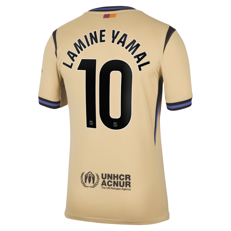 A2B image: barcelona-nike-away-stadium-shirt-2025-26-with-lamine-yamal-10-printing Barcelona Nike Away Stadium Shirt 2025-26 with Lamine Yamal 10 printing