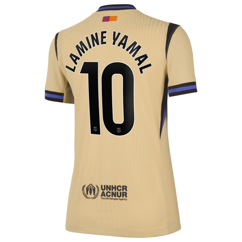 A2B image: barcelona-nike-dri-fit-adv-away-match-shirt-2025-26-womens-with-lamine-yamal-10-printing Barcelona Nike Dri-Fit ADV Away Match Shirt 2025-26 - Womens with Lamine Yamal 10 printing