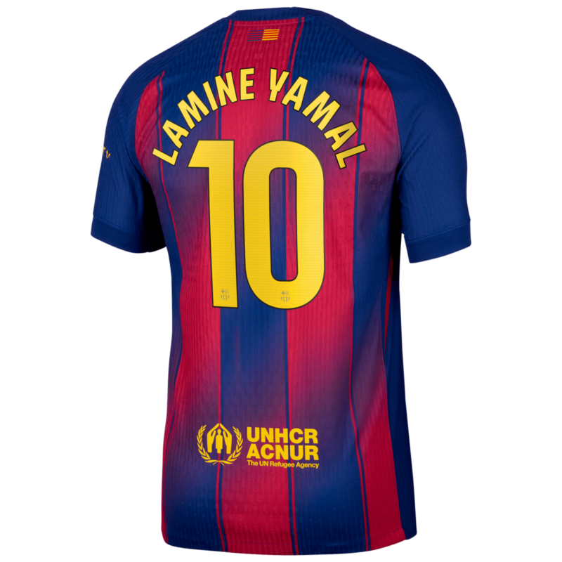 A2B image: barcelona-nike-home-dri-fit-adv-match-shirt-2025-26-with-lamine-yamal-10-printing Barcelona Nike Home Dri-Fit ADV Match Shirt 2025-26 with Lamine Yamal 10 printing