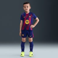 Barcelona Nike Home Stadium Kit 2025-26 - Little Kids