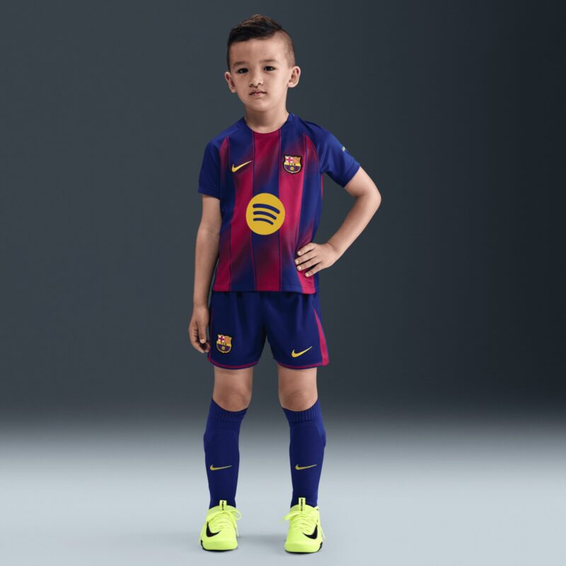 Barcelona Nike Home Stadium Kit 2025-26 - Little Kids