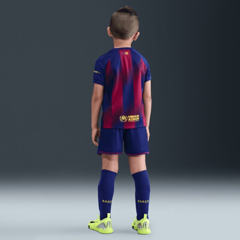 Barcelona Nike Home Stadium Kit 2025-26 - Little Kids