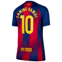 A2B image: barcelona-nike-home-stadium-shirt-2025-26-womens-with-lamine-yamal-10-printing Barcelona Nike Home Stadium Shirt 2025-26 - Womens with Lamine Yamal 10 printing