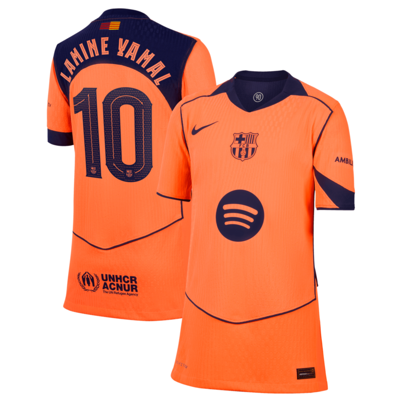 A2B image: barcelona-nike-third-dri-fit-adv-match-shirt-2025-26-kids-with-lamine-yamal-10-cup-printing Barcelona Nike Third Dri-Fit ADV Match Shirt 2025-26 - Kids with Lamine Yamal 10 Cup printing