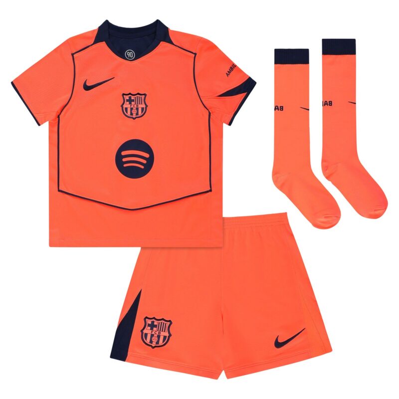 A2B image: barcelona-nike-third-stadium-mini-kit-2025-26-little-kids Barcelona Nike Third Stadium Mini Kit 2025-26 - Little Kids