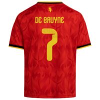 A2B image: belgium-adidas-home-shirt-2026-kids-with-de-bruyne-7-printing Belgium adidas Home Shirt 2026 - Kids with De Bruyne 7 printing
