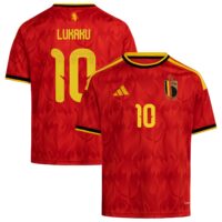A2B image: belgium-adidas-home-shirt-2026-kids-with-lukaku-10-printing Belgium adidas Home Shirt 2026 - Kids with Lukaku 10 printing