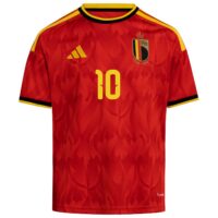 A2B image: belgium-adidas-home-shirt-2026-kids-with-lukaku-10-printing Belgium adidas Home Shirt 2026 - Kids with Lukaku 10 printing