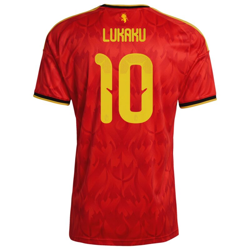 A2B image: belgium-adidas-home-shirt-2026-with-lukaku-10-printing Belgium adidas Home Shirt 2026 with Lukaku 10 printing