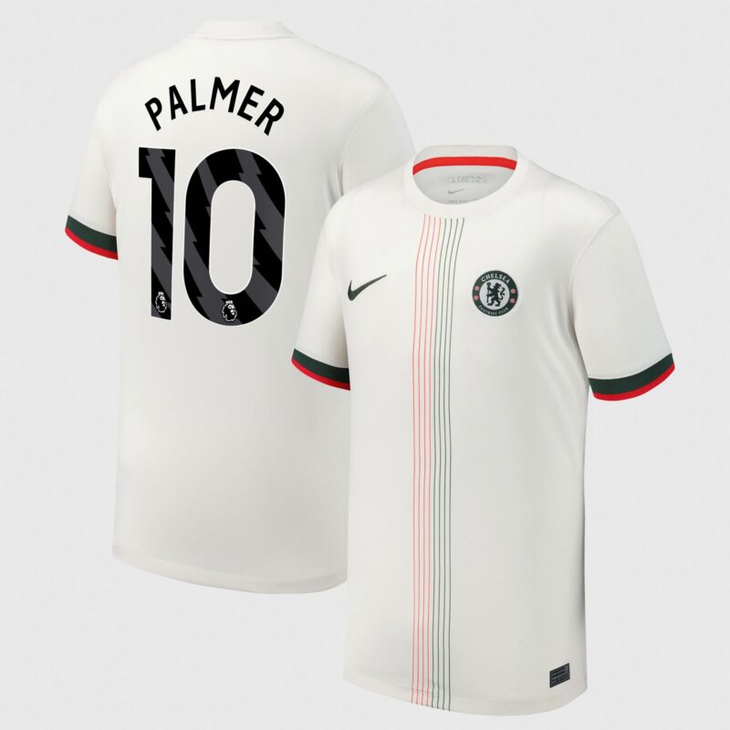A2B image: chelsea-nike-away-stadium-shirt-2025-26-womens-with-palmer-10-printing Chelsea Nike Away Stadium Shirt 2025-26 - Womens with Palmer 10 printing
