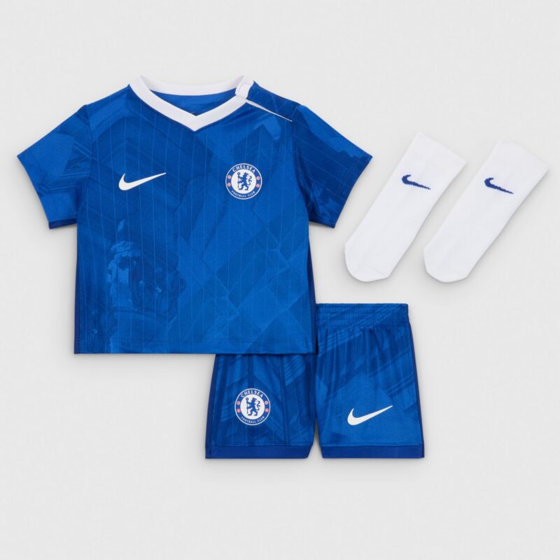 A2B image: chelsea-nike-home-stadium-kit-2025-26-infants-with-delap-9-printing Chelsea Nike Home Stadium Kit 2025-26 - Infants with Delap 9 printing