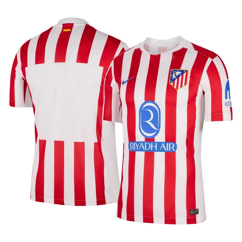 e139181076 Atletico Madrid Soccer Jersey Home Custom Shirt 2025-26