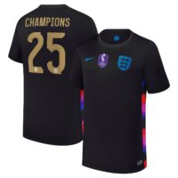 A2B image: england-lionesses-nike-away-stadium-shirt-2025-kids-with-champions-25-printing-2 England Lionesses Nike Away Stadium Shirt 2025 - Kids with Champions 25 printing