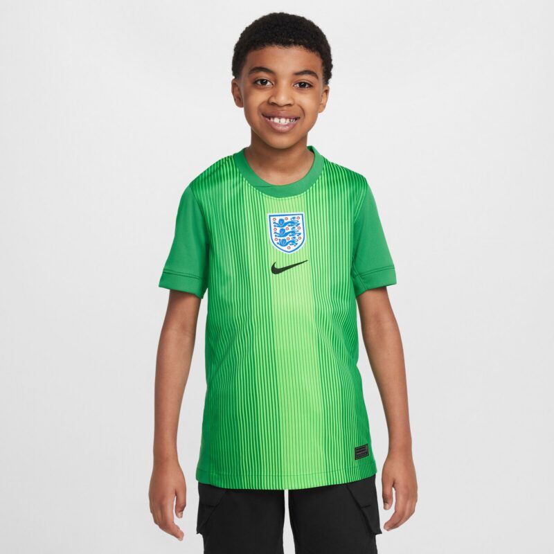 A2B image: england-lionesses-nike-goalkeeper-stadium-shirt-2025-kids England Lionesses Nike Goalkeeper Stadium Shirt 2025 - Kids