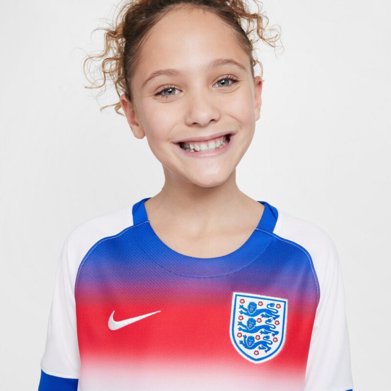England Lionesses Nike Home Stadium Shirt 2025 - Kids
