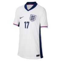 A2B image: england-nike-home-stadium-shirt-2024-kids-with-toney-17-printing England Nike Home Stadium Shirt 2024 - Kids with Toney 17 printing