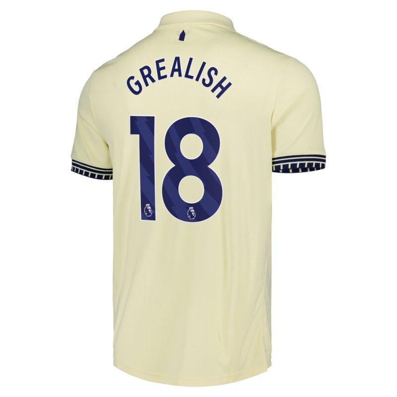 Everton Castore Away Pro Shirt 2025-26 with Grealish 18 printing