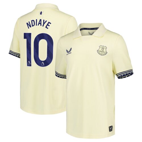 Everton Castore Away Shirt 2025-26 - Kids with Ndiaye 10 printing