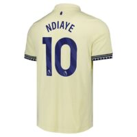 Everton Castore Away Shirt 2025-26 - Unsponsored with Ndiaye 10 printing