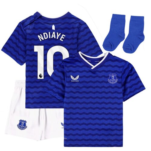 Everton Castore Home Baby Kit 2025-26 with Ndiaye 10 printing