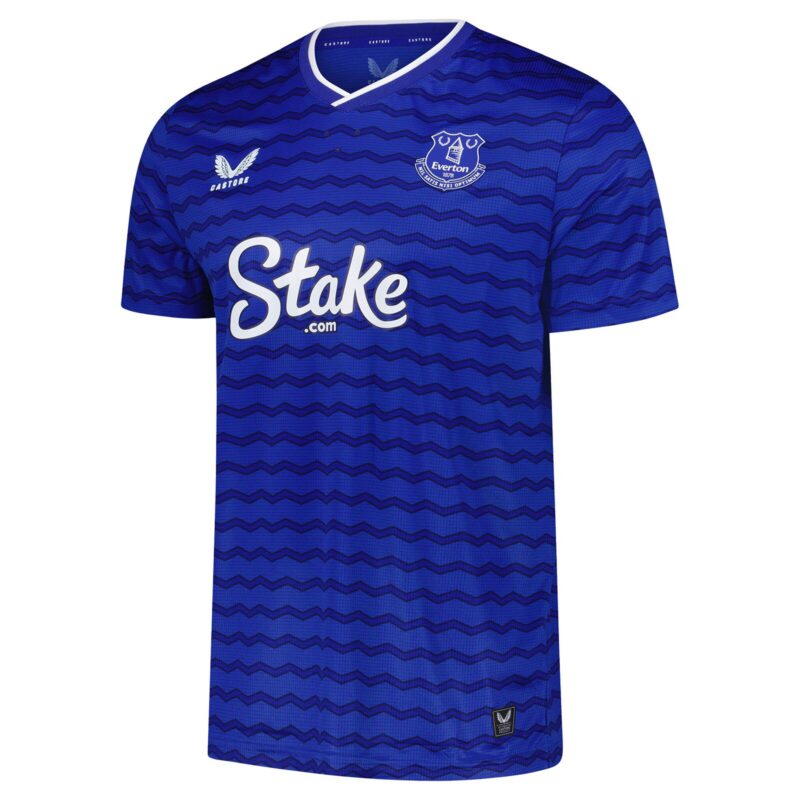 A2B image: everton-castore-home-pro-shirt-2025-26-with-grealish-18-printing Everton Castore Home Pro Shirt 2025-26 with Grealish 18 printing