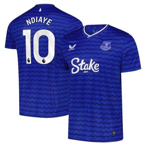 Everton Castore Home Pro Shirt 2025-26 with Ndiaye 10 printing