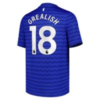 Everton Castore Home Replica Shirt 2025-26 - Kids with Grealish 18 printing
