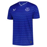 Everton Castore Home Replica Shirt 2025-26 - Unsponsored with Ndiaye 10 printing