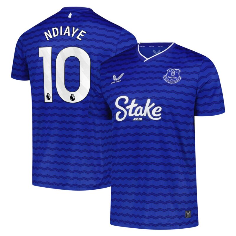 A2B image: everton-castore-home-replica-shirt-2025-26-with-ndiaye-10-printing Everton Castore Home Replica Shirt 2025-26 with Ndiaye 10 printing