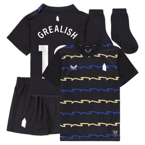 Everton Castore Third Baby Kit 2025-26 with Grealish 18 printing